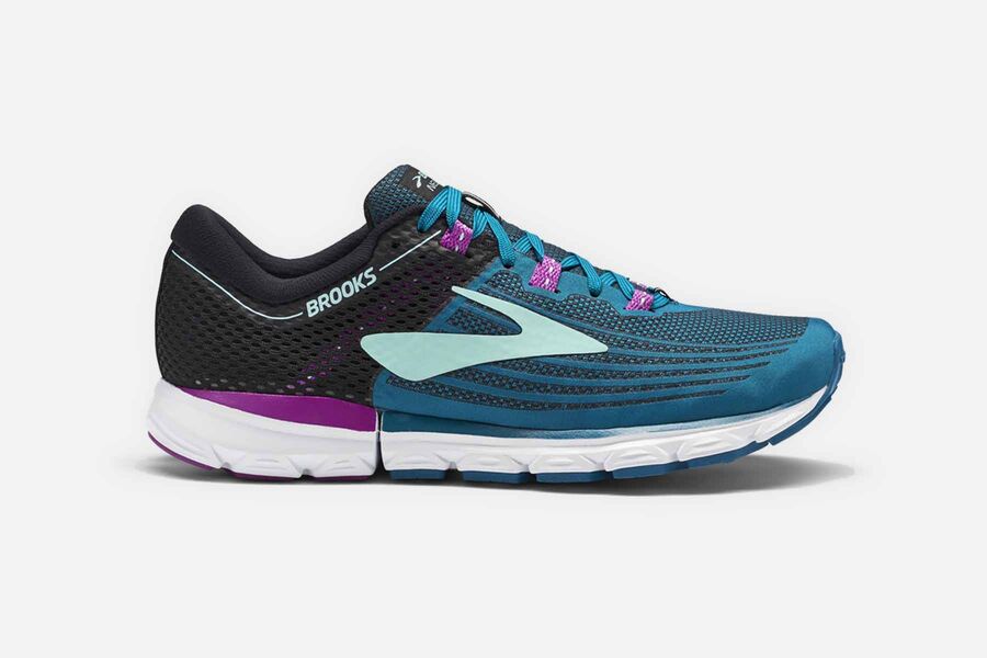 Tenis Corrida Brooks Neuro 3 Feminino Brasil - Azuis/Pretas 3604152-OJ